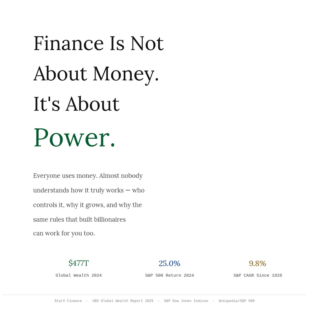Finance Is Not About Money